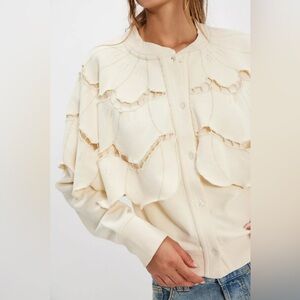 Free people Fluttercape Sweatshirt